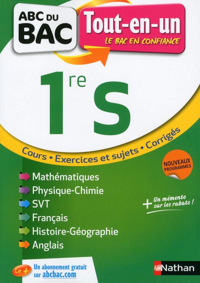 ABC du BAC Tout-en-un 1re S 9782091503103