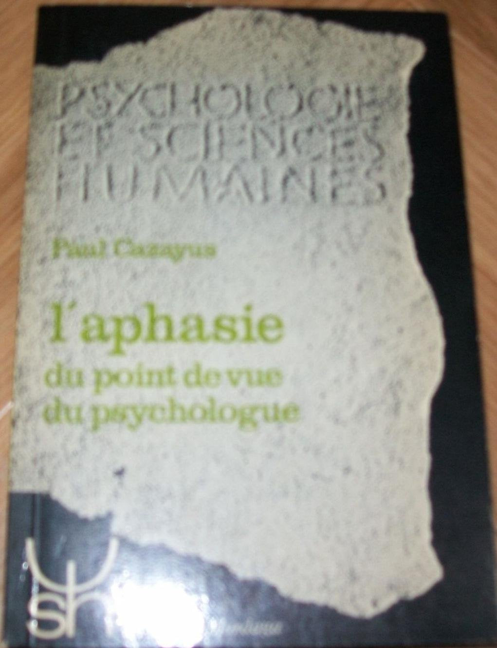 L'Aphasie 9782870090749