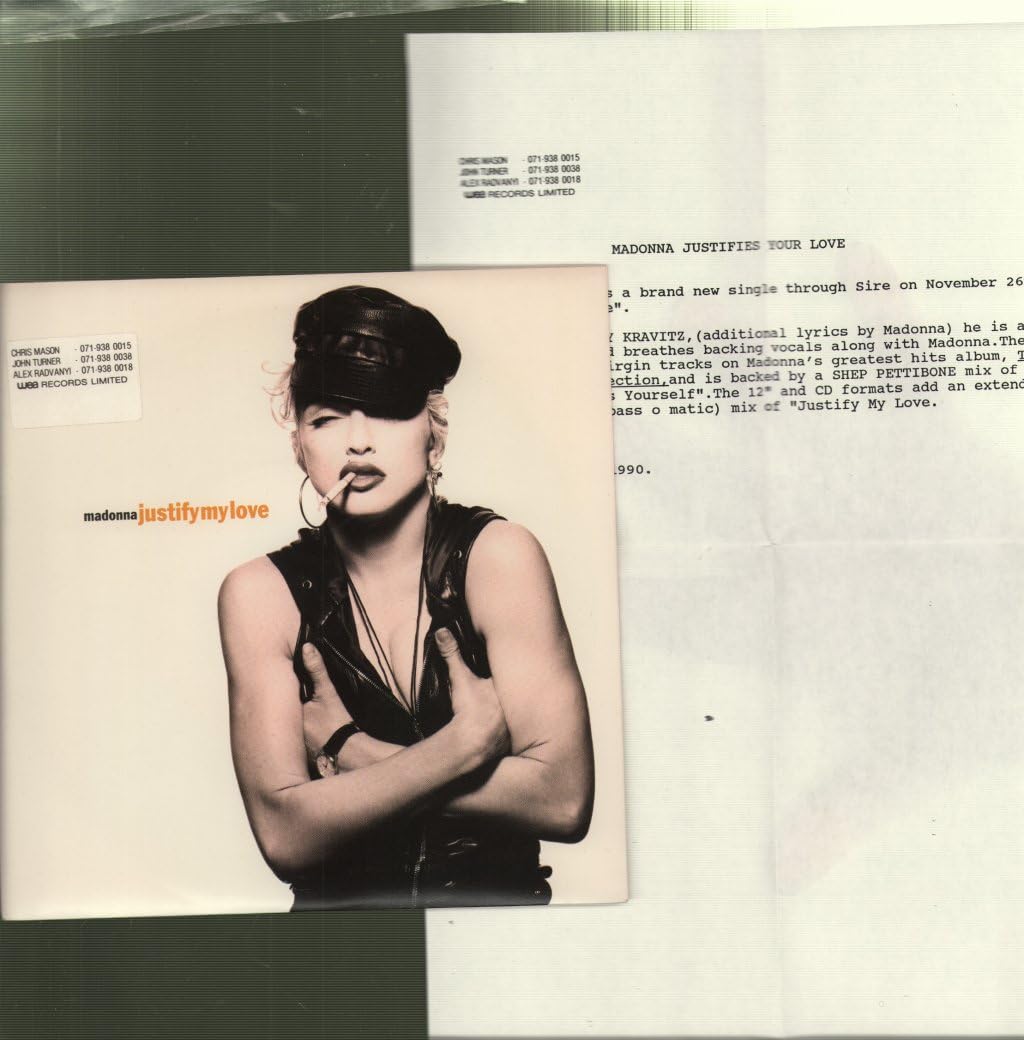 Justify My Love+Express Yourself-USA 0075992182003