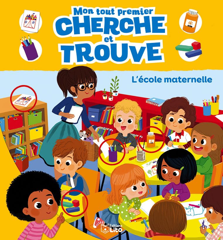 Cherche et trouve: L'école maternelle - Dès 3 ans 9782244302119