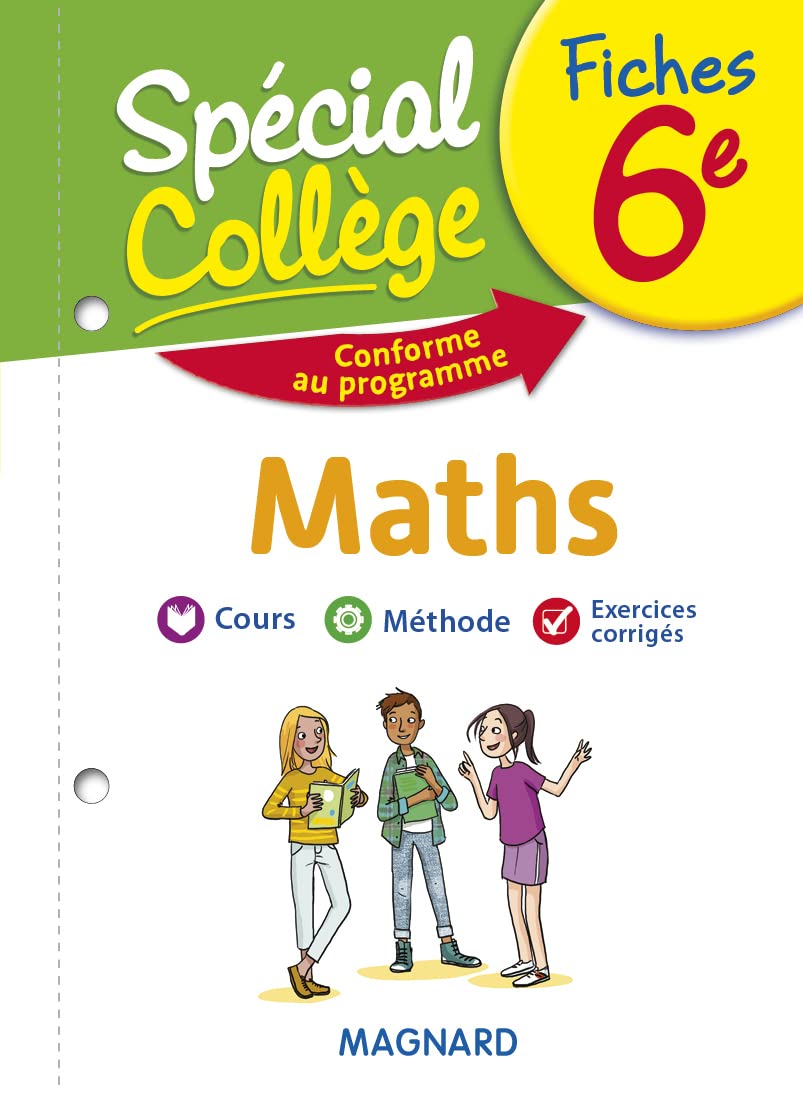 Spécial Collège Fiches Maths 6e 9782210758391