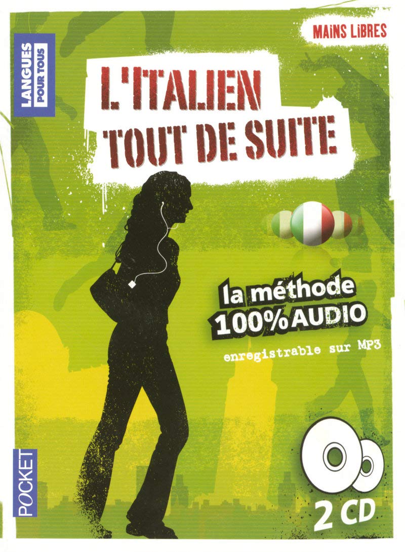 Coffret Mains libres L'italien Tout de suite 100% audio (2CD) 9782266169349