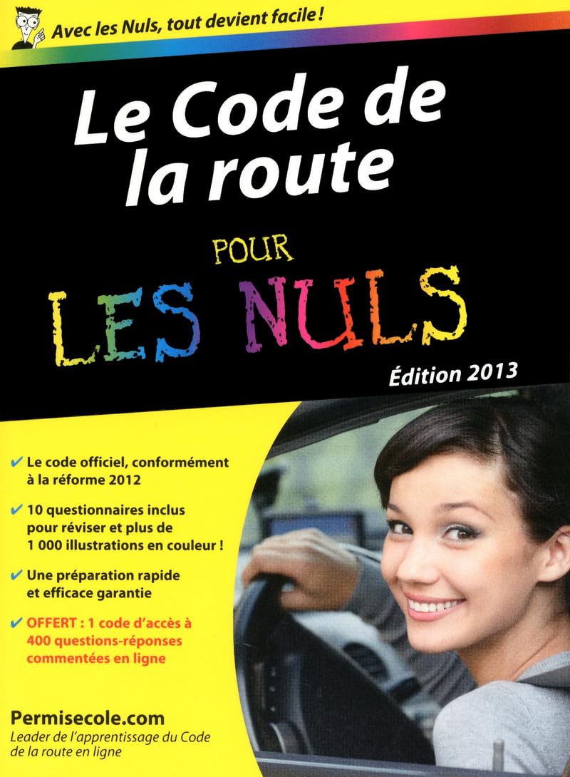 Code de la route 2013 Poche Pour les Nuls 9782754049535