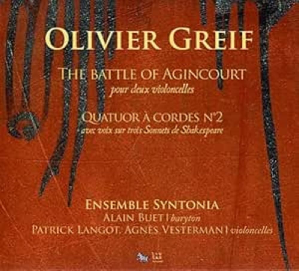 La Bataille D'Agincourt Pour 2 Violoncelles 3760009292246