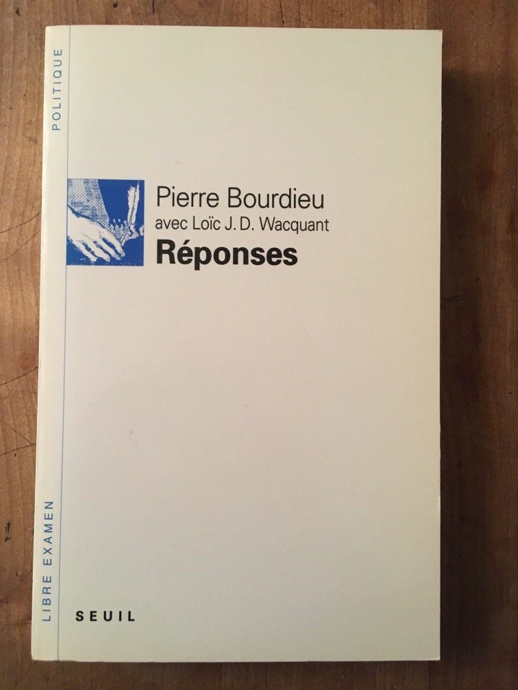 Réponses. Pour une anthropologie réflexive 9782020146753