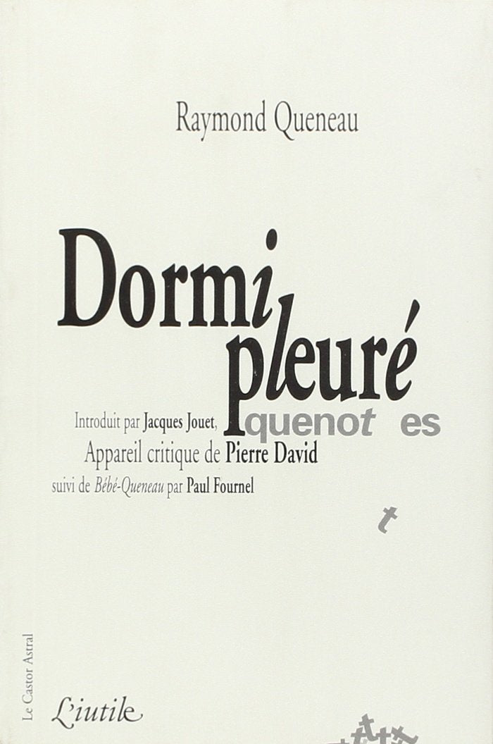 Dormi pleuré 9782859202859