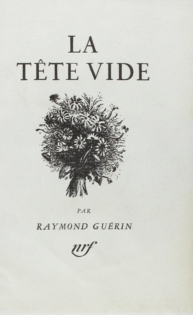 La Tête vide 9782070167449