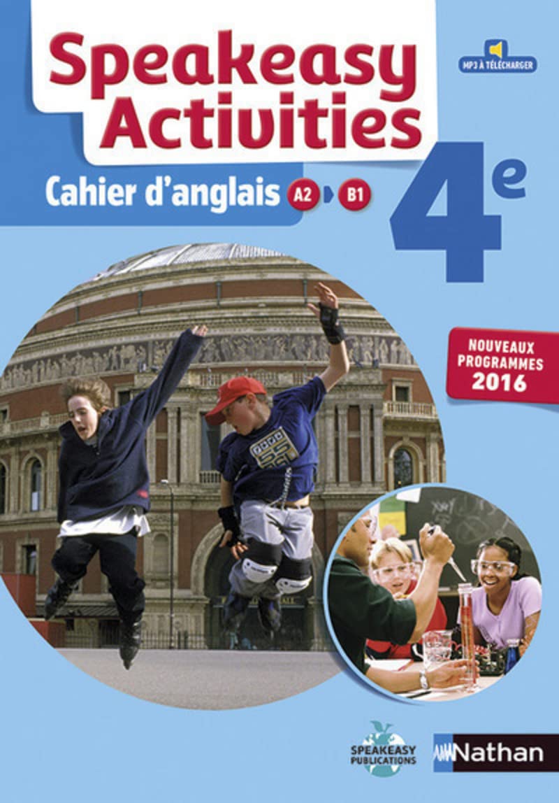 Speakeasy activities - Le cahier d'anglais 4e 9782091741543