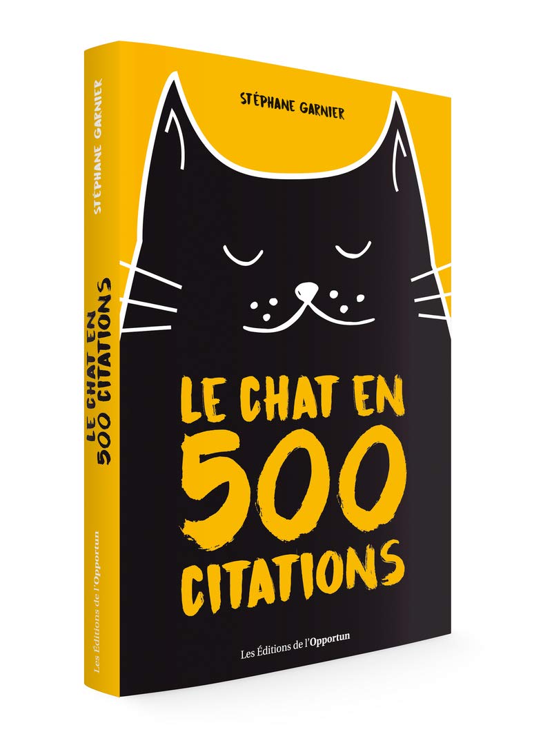 Le chat en 500 citations 9782360756339