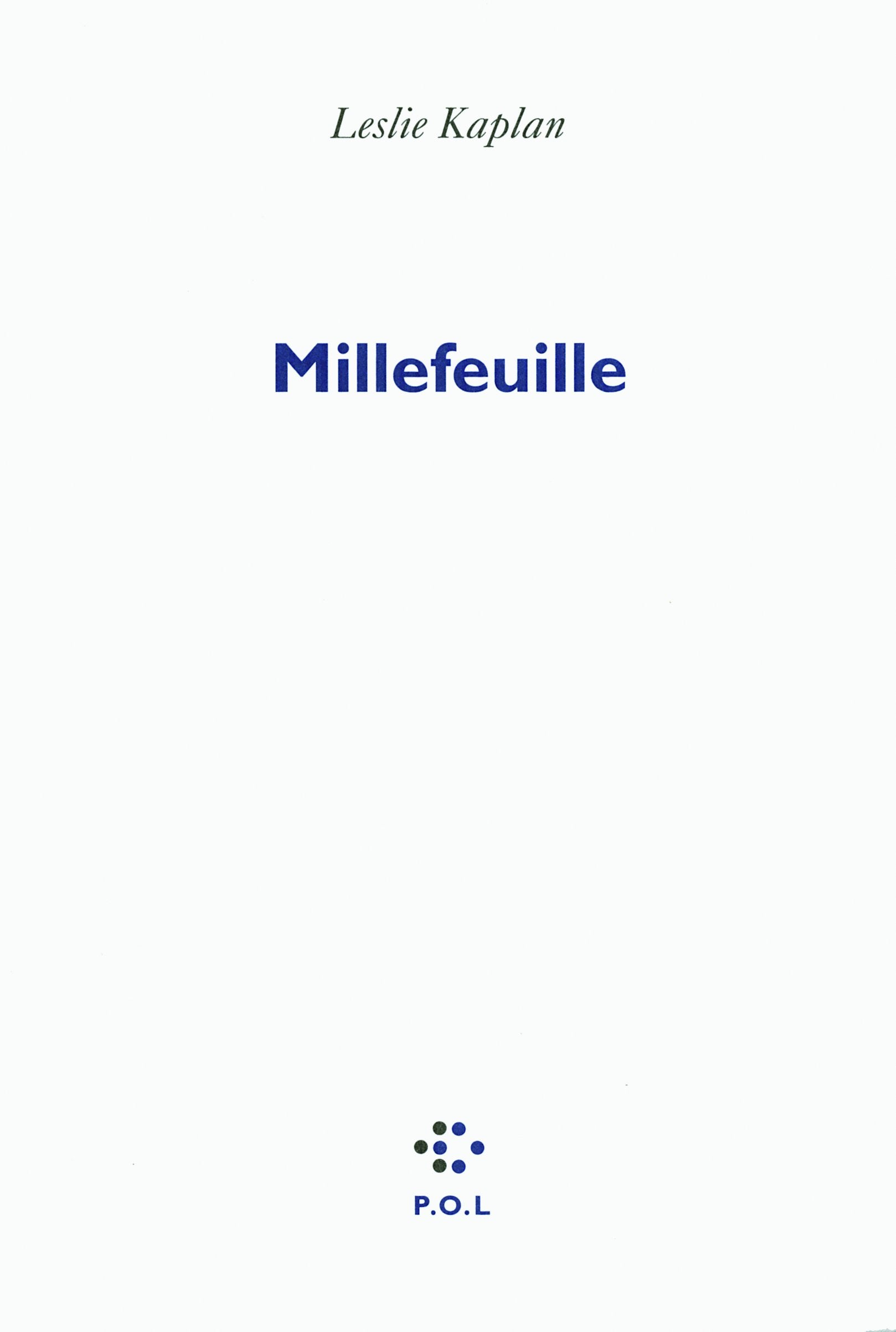 Millefeuille - Prix Wepler 2012 9782818016589
