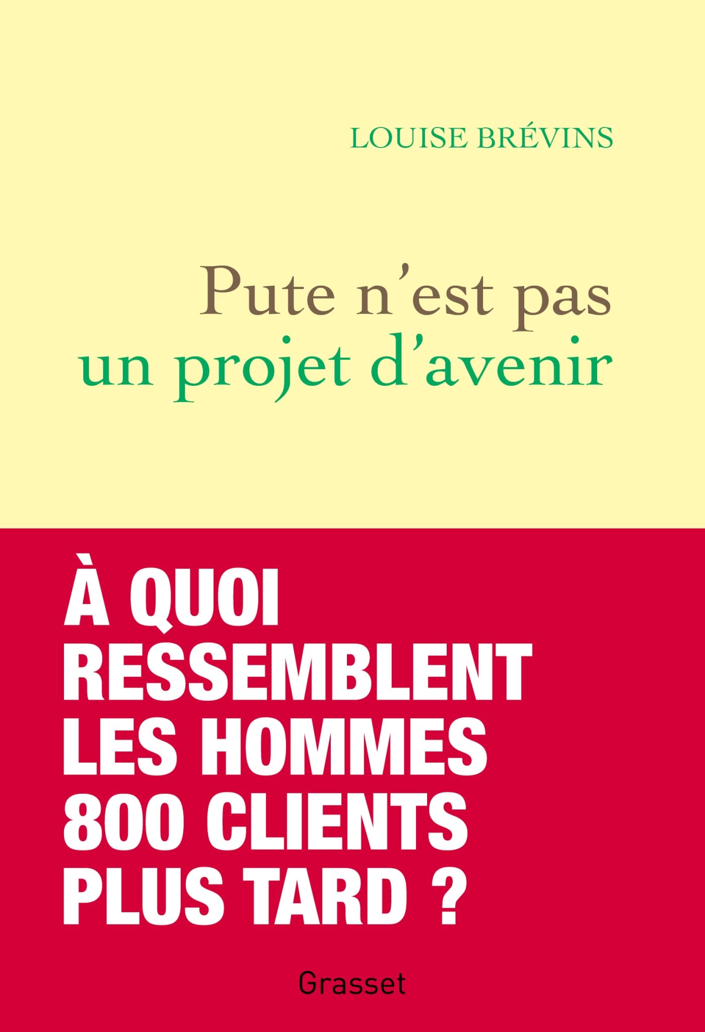 Pute n'est pas un projet d'avenir 9782246833109