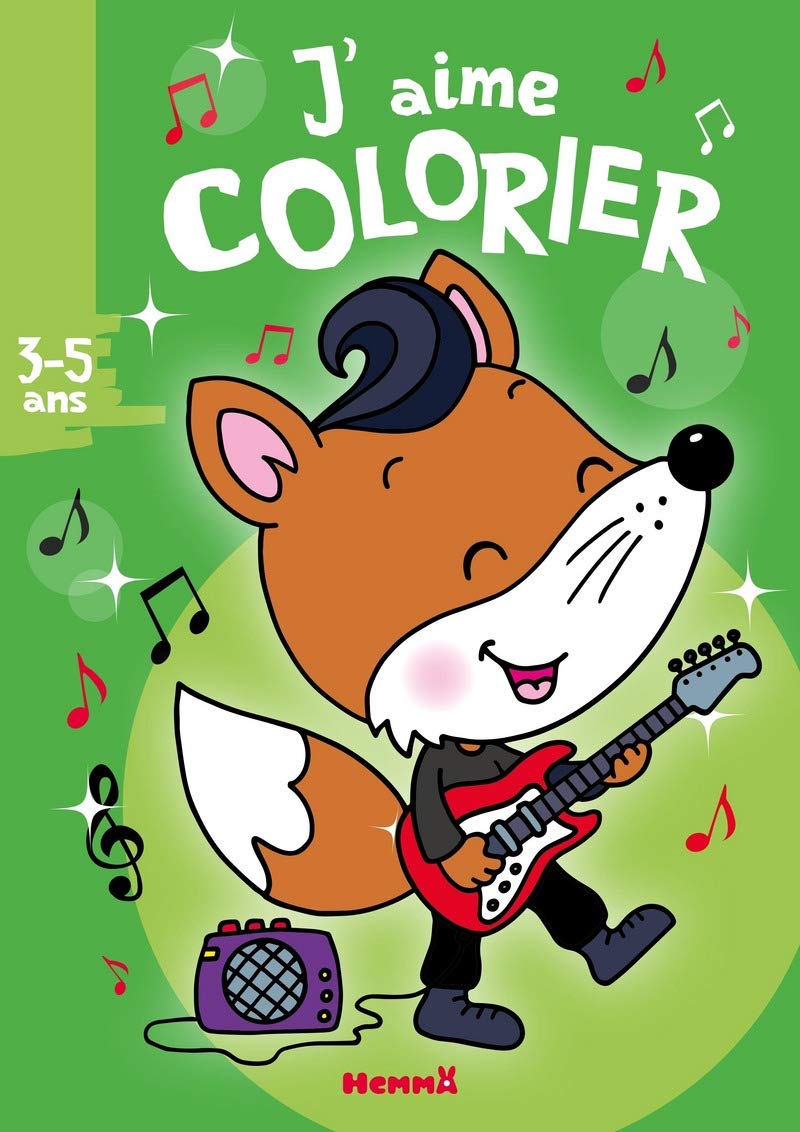 J'aime colorier (3-5 ans) (Renard rockeur) 9782508039843