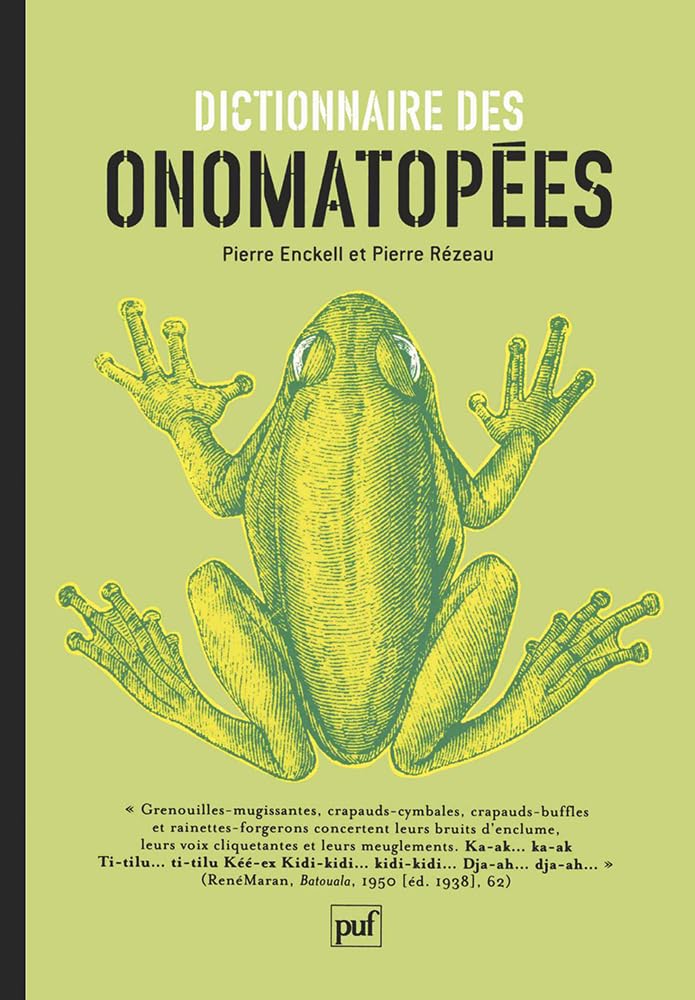 Dictionnaire des onomatopées 9782702882245