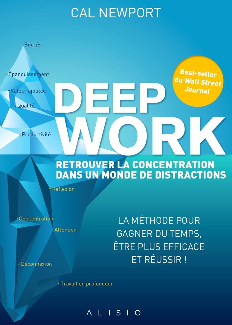 Deep work: Retrouver la concentration dans un monde de distractions 9791092928365