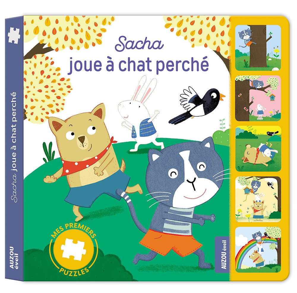 Auzou - Mes premiers puzzles - Sacha joue au chat perché 9782733859100