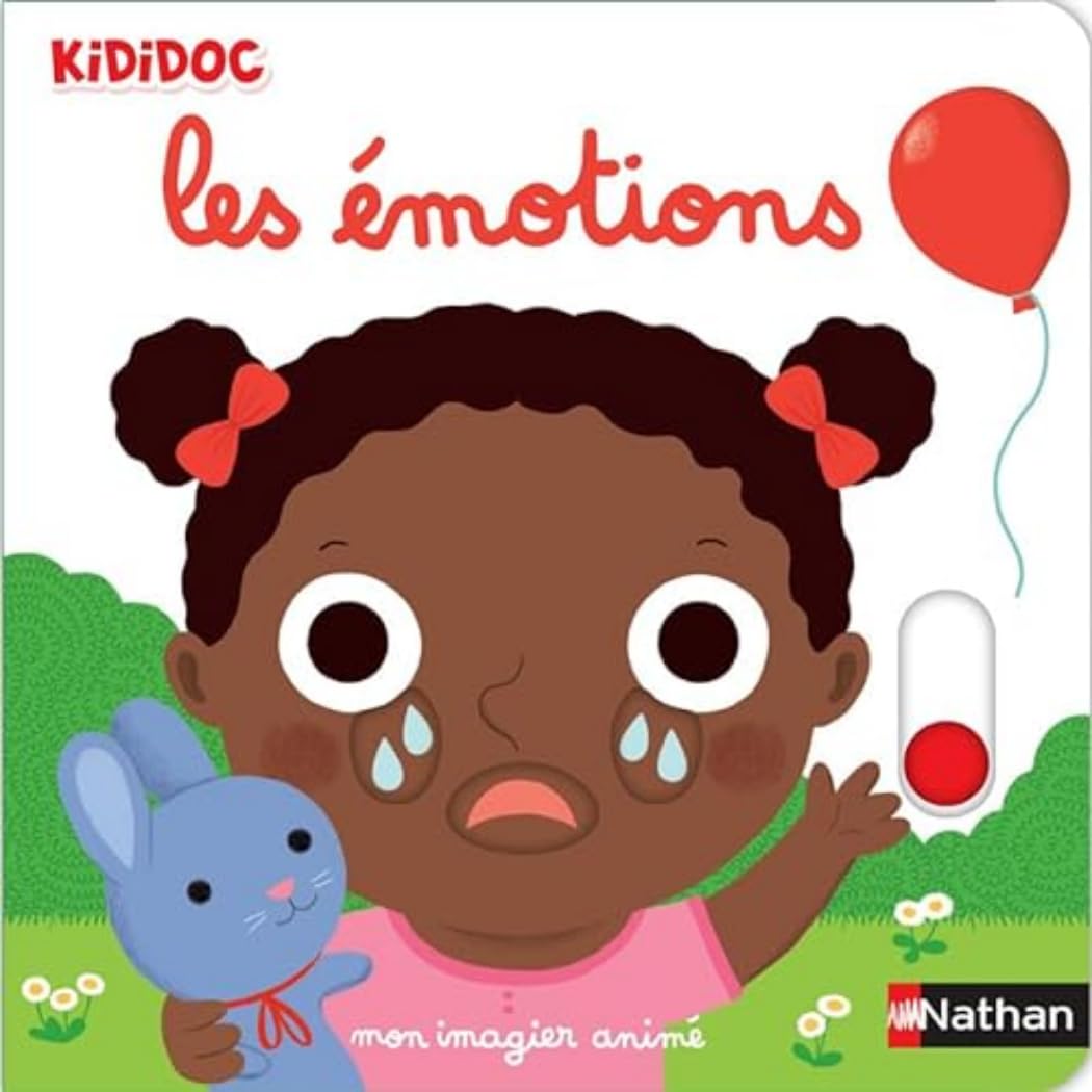 Mon imagier animé Kididoc - les émotions - nouvelle édition - Dès 1 an 9782095028527