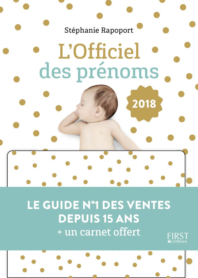 L'officiel des prénoms 2018 9782412030899
