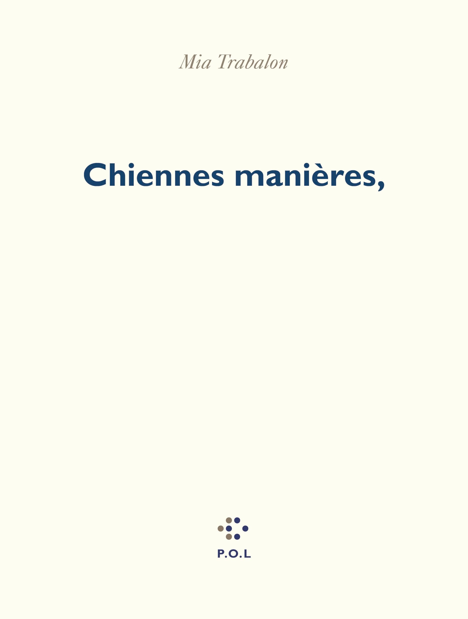 Chiennes manières, 9782818061930