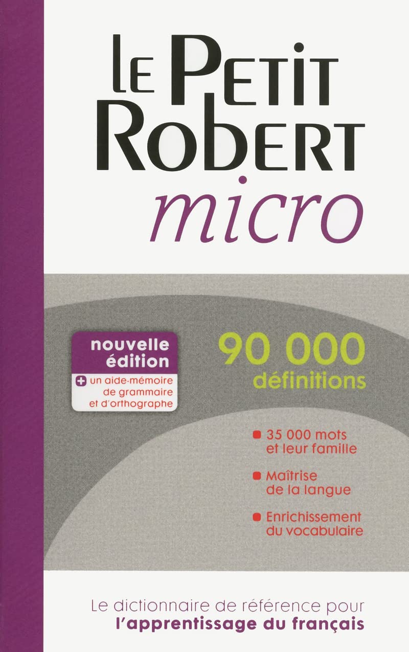 Dictionnaire Le Petit Robert micro 9782321002130