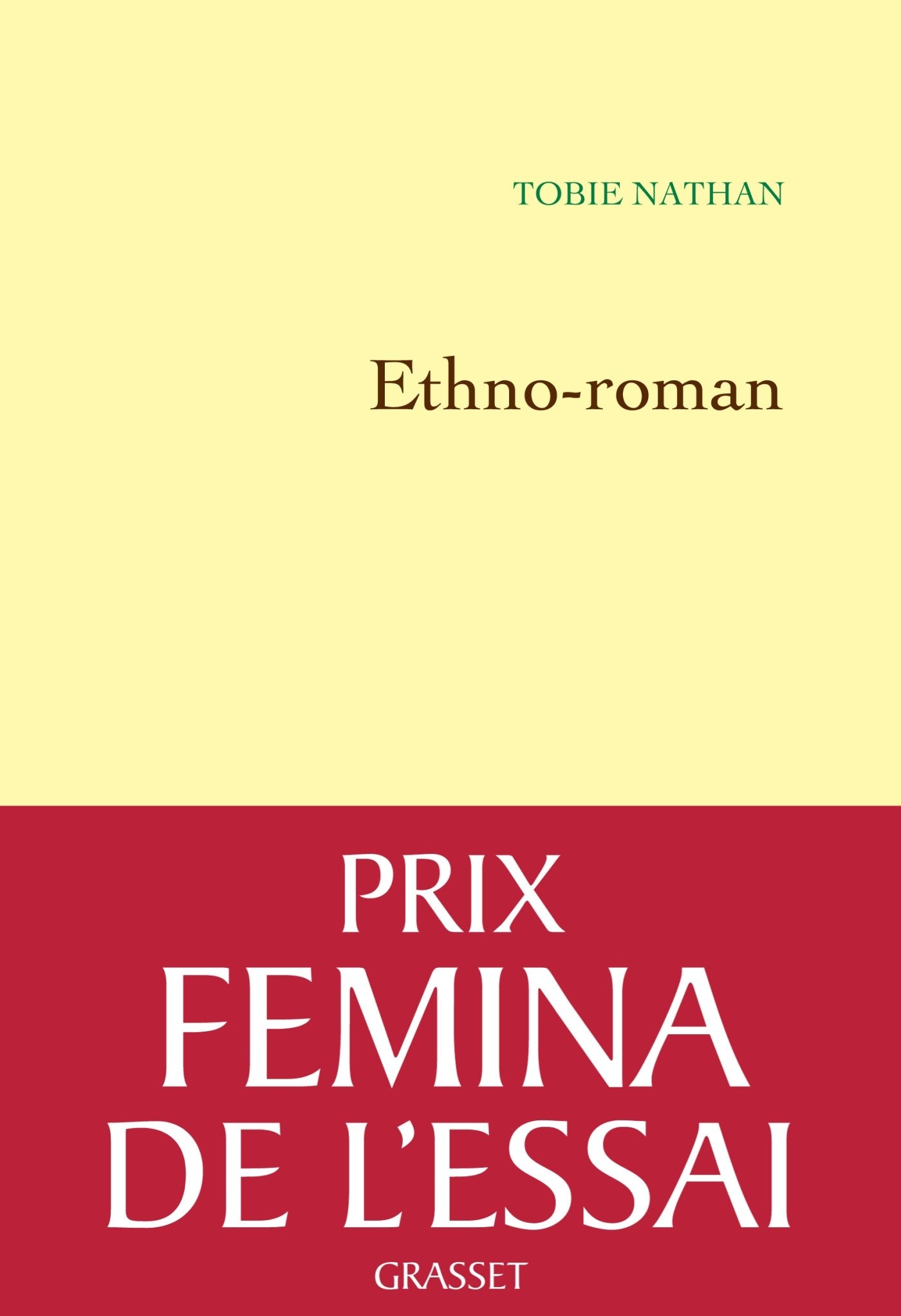 Ethno-Roman Prix Fémina Essai 2012 9782246790068