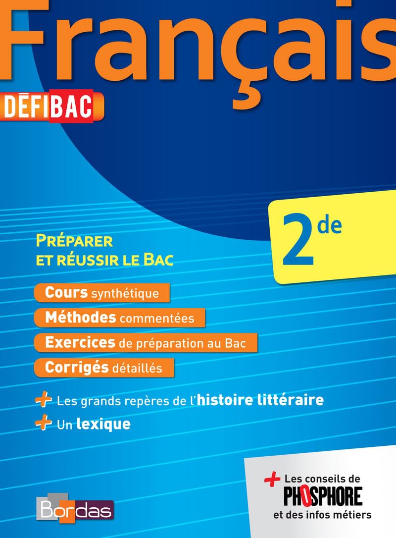 DéfiBac Cours/Méthodes/Exos Français 2de 9782047351338