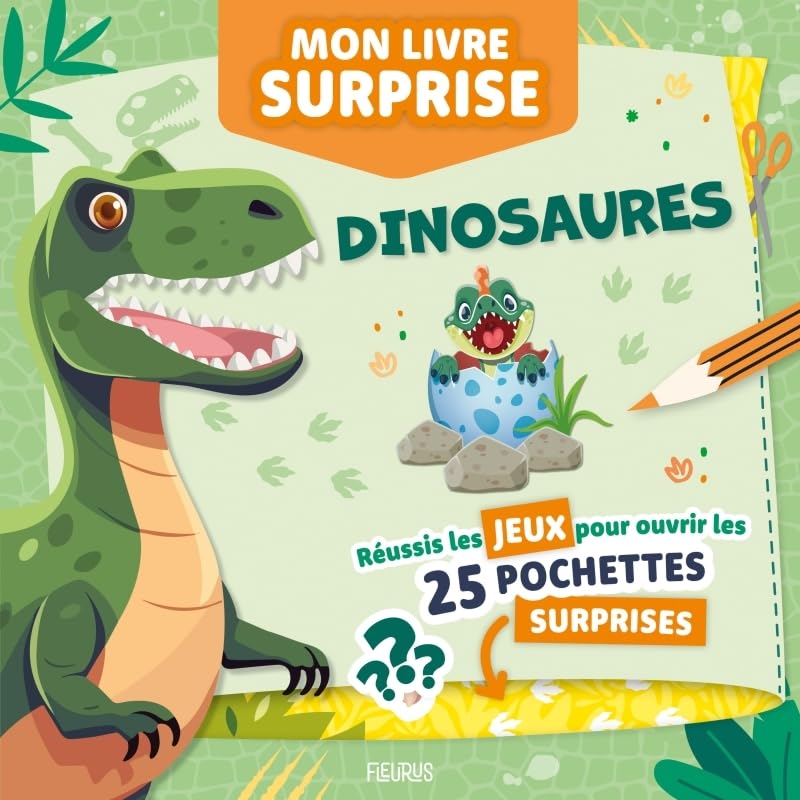 Mon livre surprise - Dinosaures 9782215195313