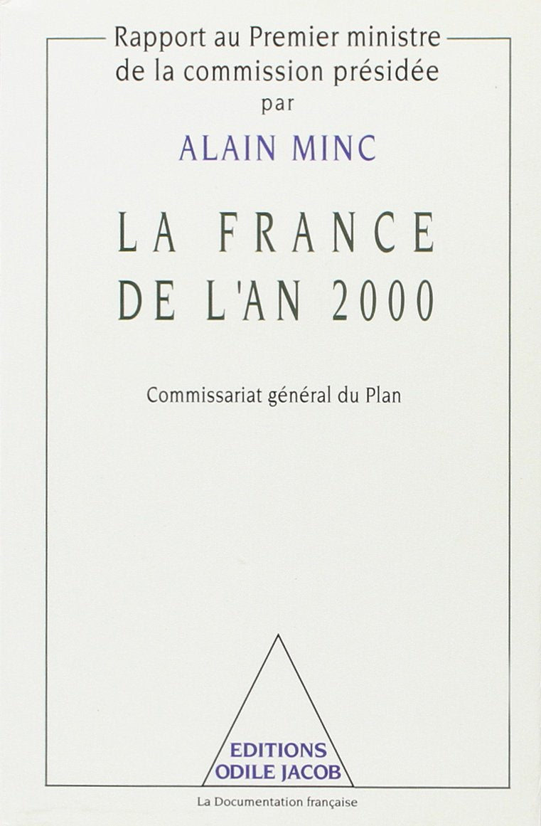 La France de l'an 2000. Commissariat général du plan 9782738102812