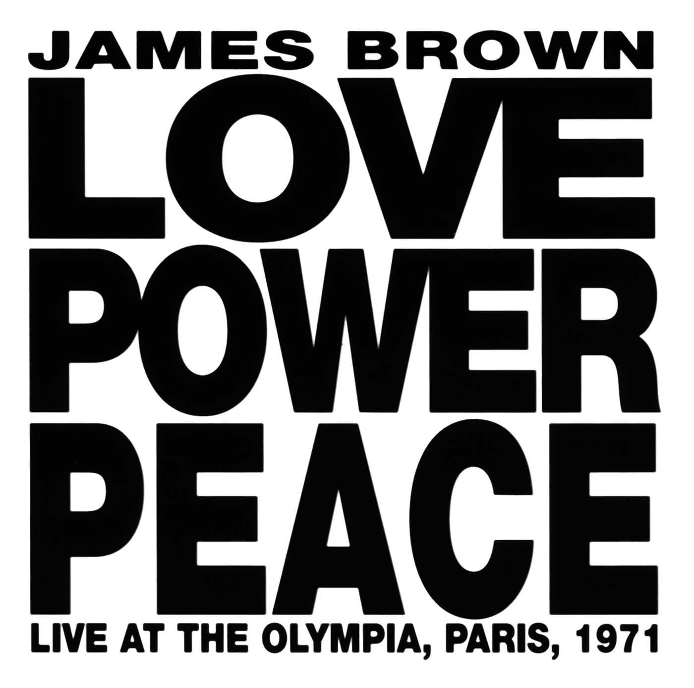 Love Power Peace Live At The Olympia,Paris,1971 0731451338922