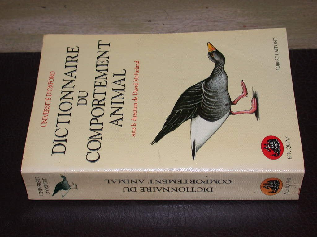 DICT DU COMPORTEMENT ANIMAL 9782221052815