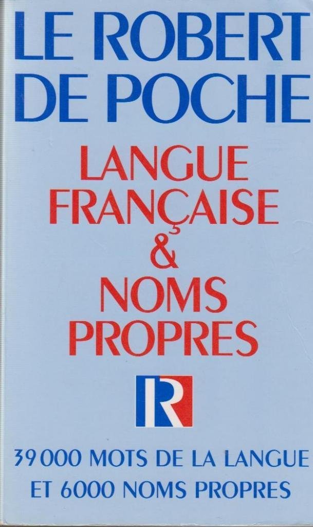 Le Robert de poche. Langue française et noms propres 9782850363733