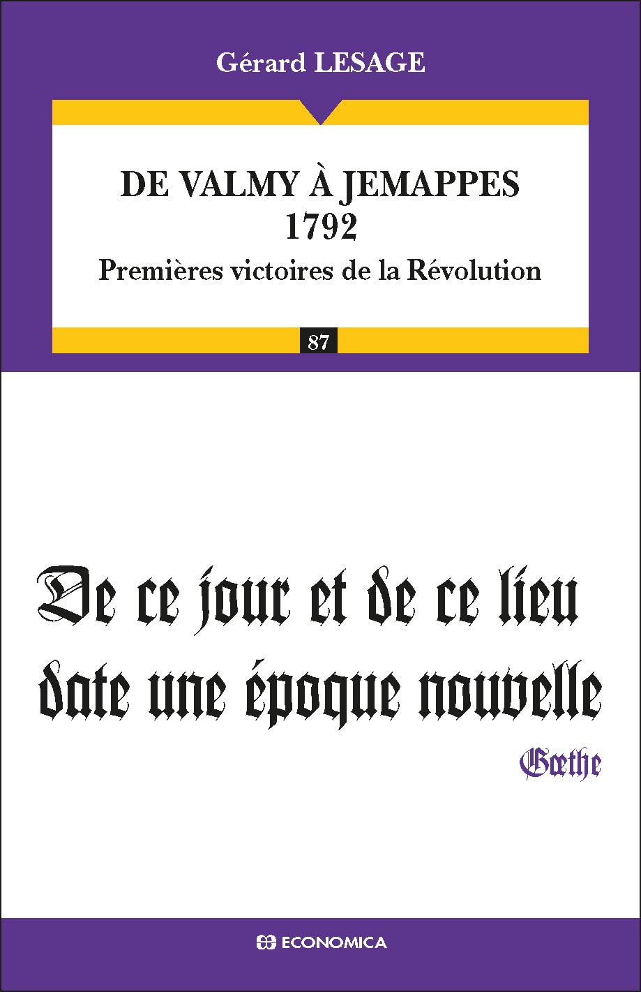 De Valmy à Jemappes (1792) - Premières victoires de la Révolution - Campagnes & Stratégies 9782717859751