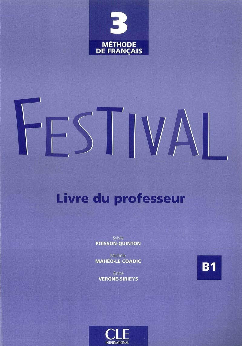 Festival 3 - Livre du professeur 9782090353280