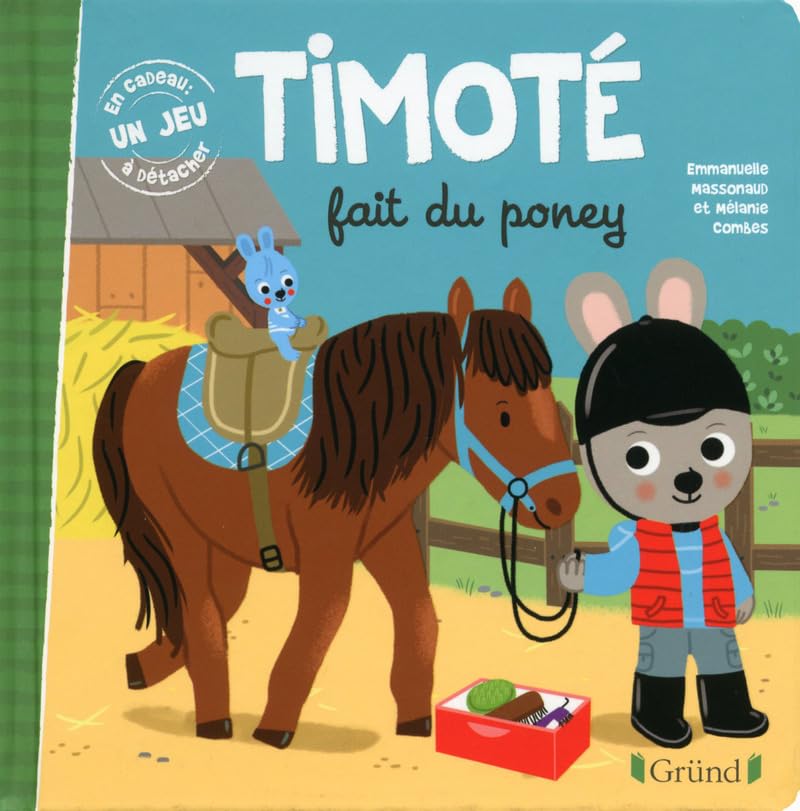 Timoté fait du poney – Album jeunesse – À partir de 2 ans 9782324011573