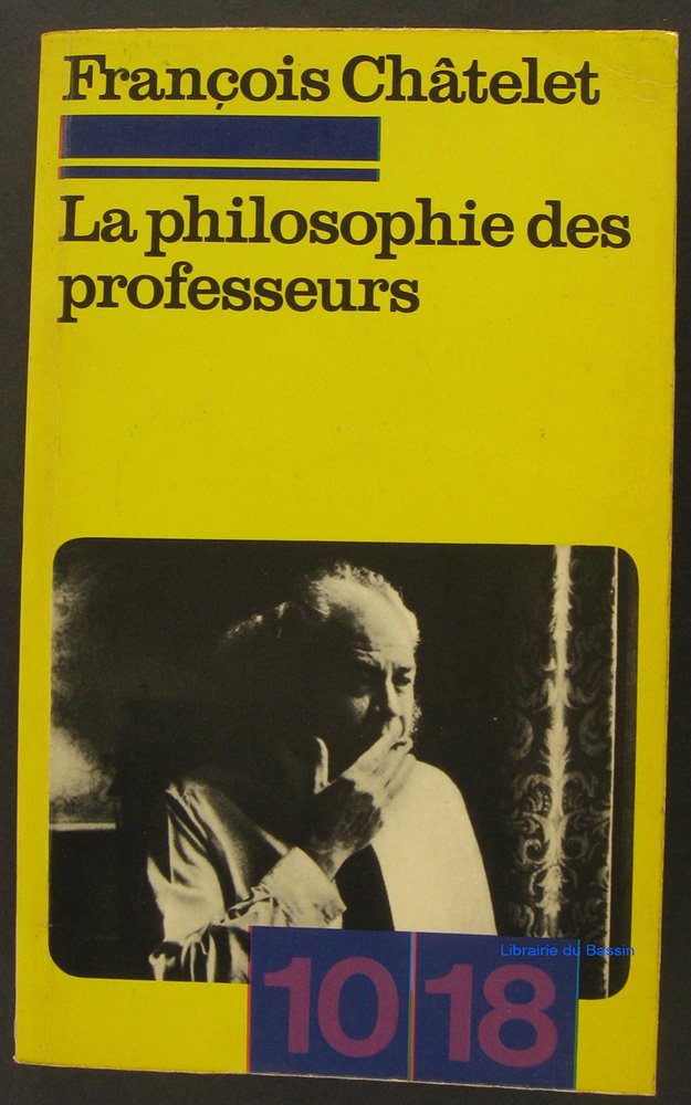 La philosophie des professeurs 