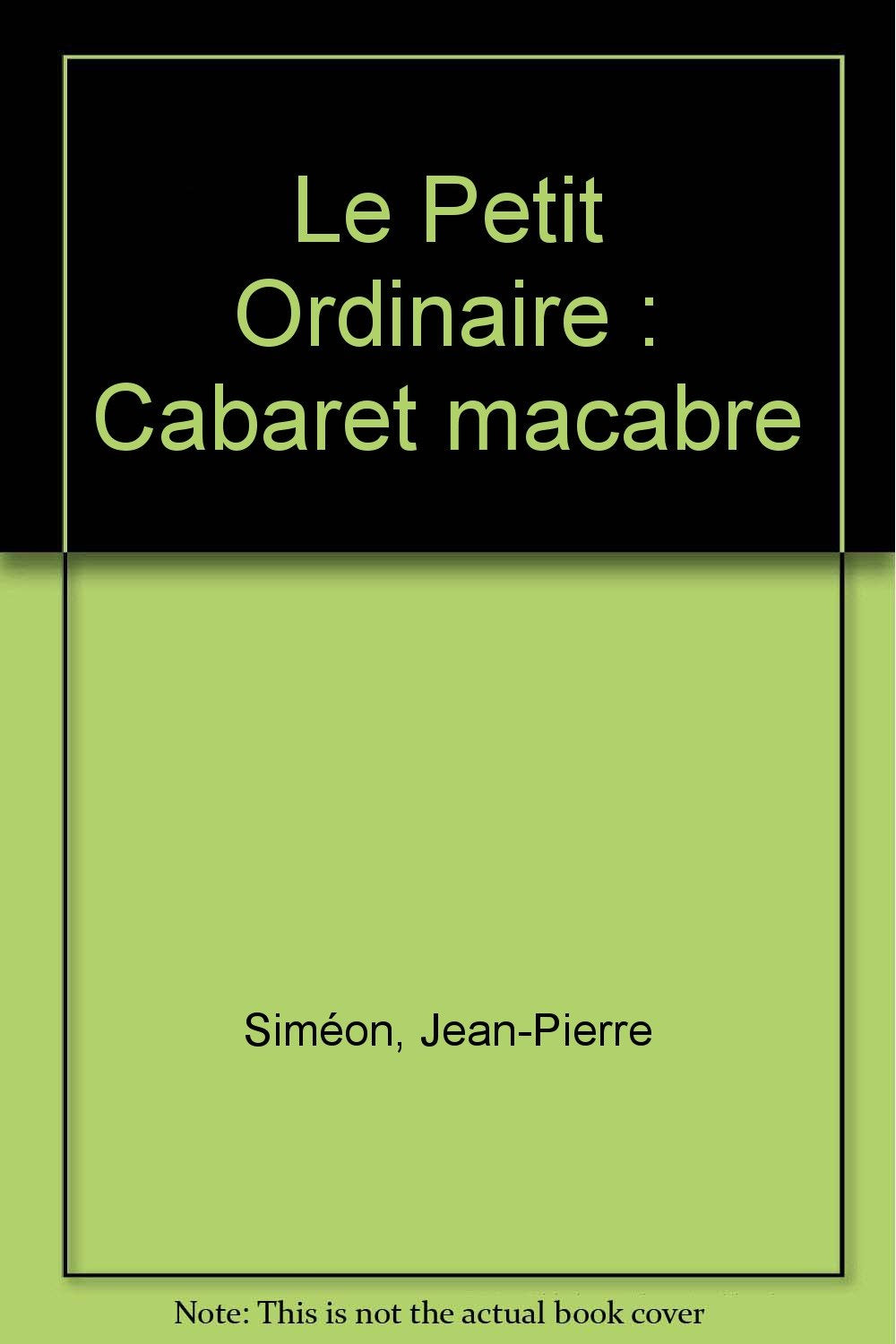 Le petit ordinaire 9782846811811