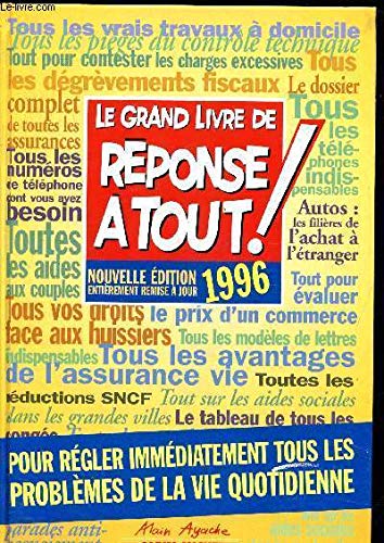 Grand livre de "Réponse à tout" 1996 9782226079619