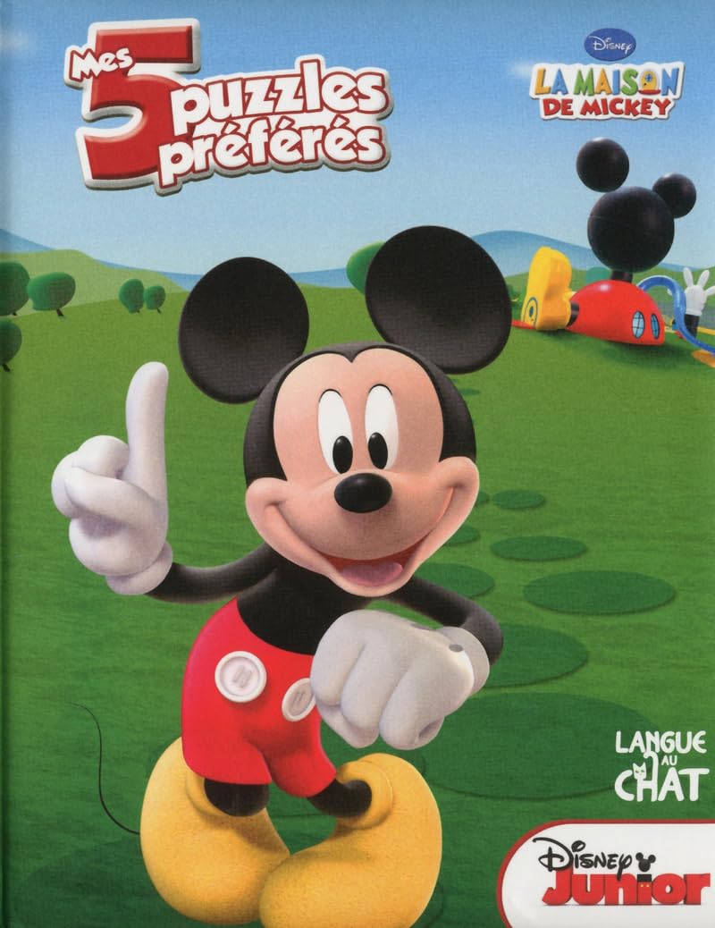 LA MAISON DE MICKEY MES 5 PUZZLES PREFERES (MICKEY) 9782806303356