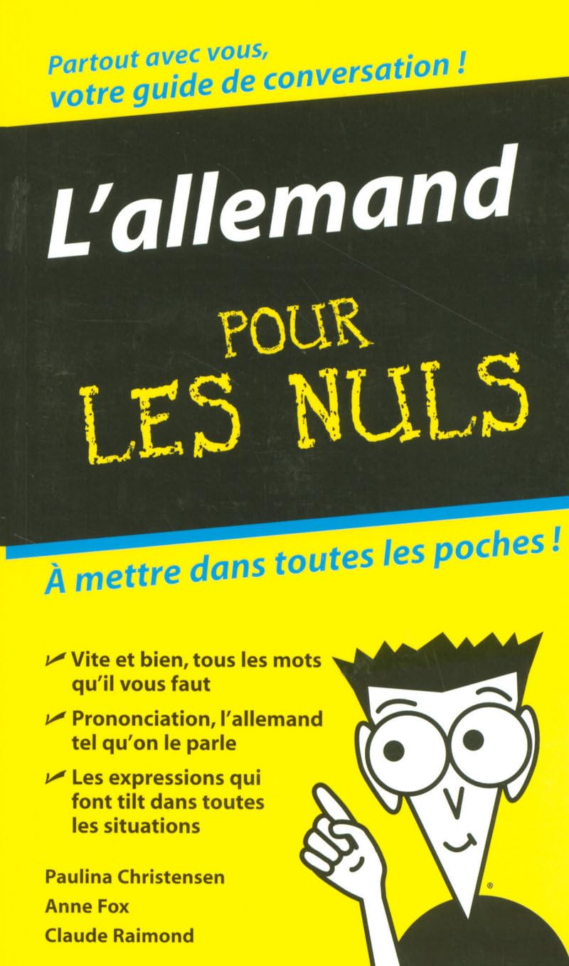 L'Allemand - Guide de conversation Pour les Nuls 9782754003247