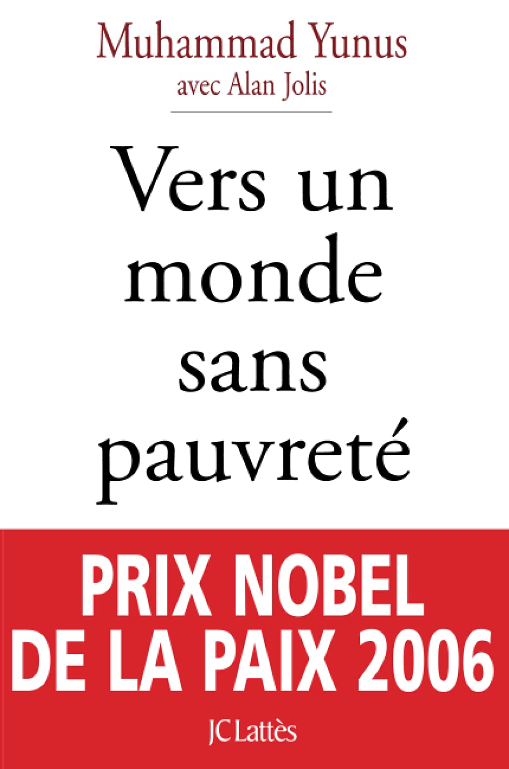 Vers un monde sans pauvreté 9782709618052