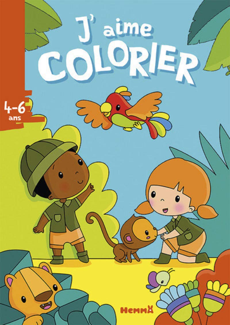J'aime colorier (4-6 ans) (La jungle) 9782508039874