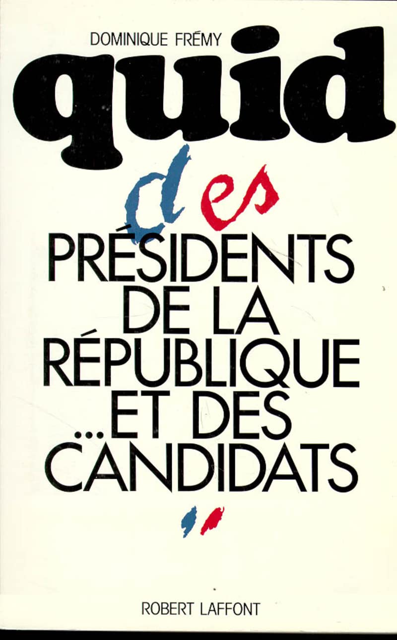 Quid des présidents - NE 9782221053607