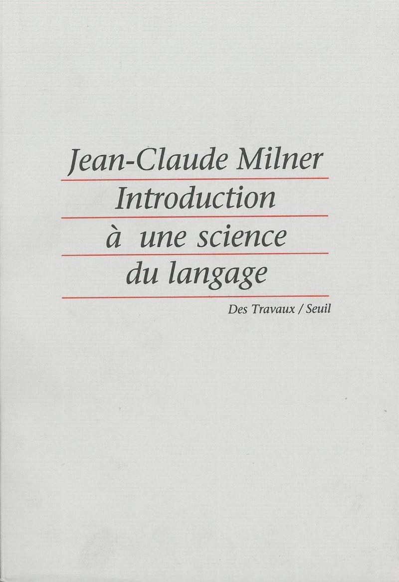 Introduction à une science du langage 9782020109178