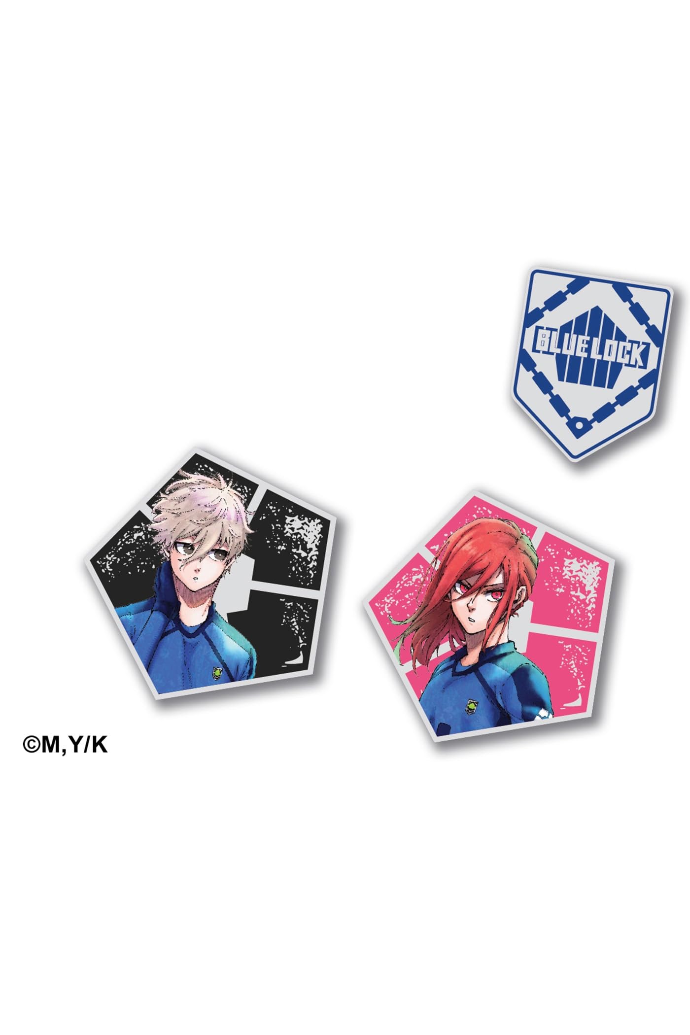 SET DE 3 PIN'S BLUE LOCK - MODELE 2 - 2025 9782811695361