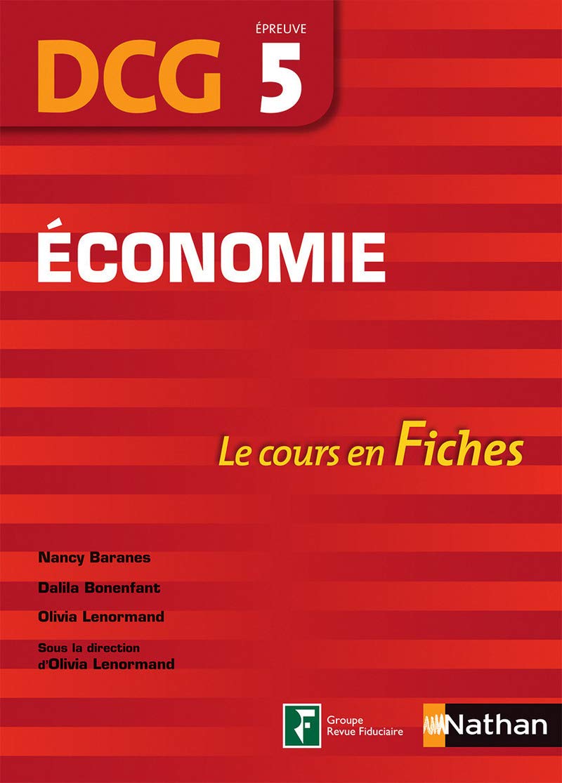Economie - DCG 5 - Le cours en fiches par épreuve 9782091640839