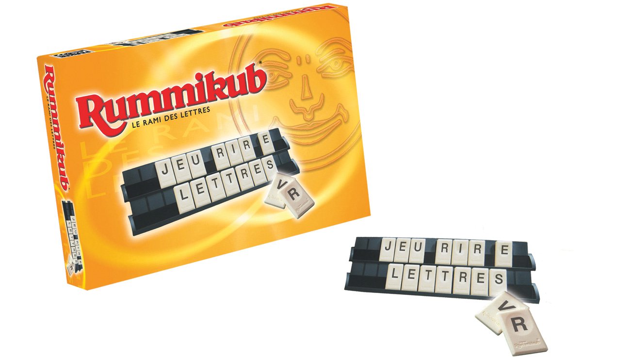 Hasbro Gaming Rummikub Lettres, Jeu de Stratégie et de Logique pour Adultes et Ados, Jeux de Société pour Composer des Mots, dès 12 Ans pour améliorer Son Vocabulaire 5023117388408