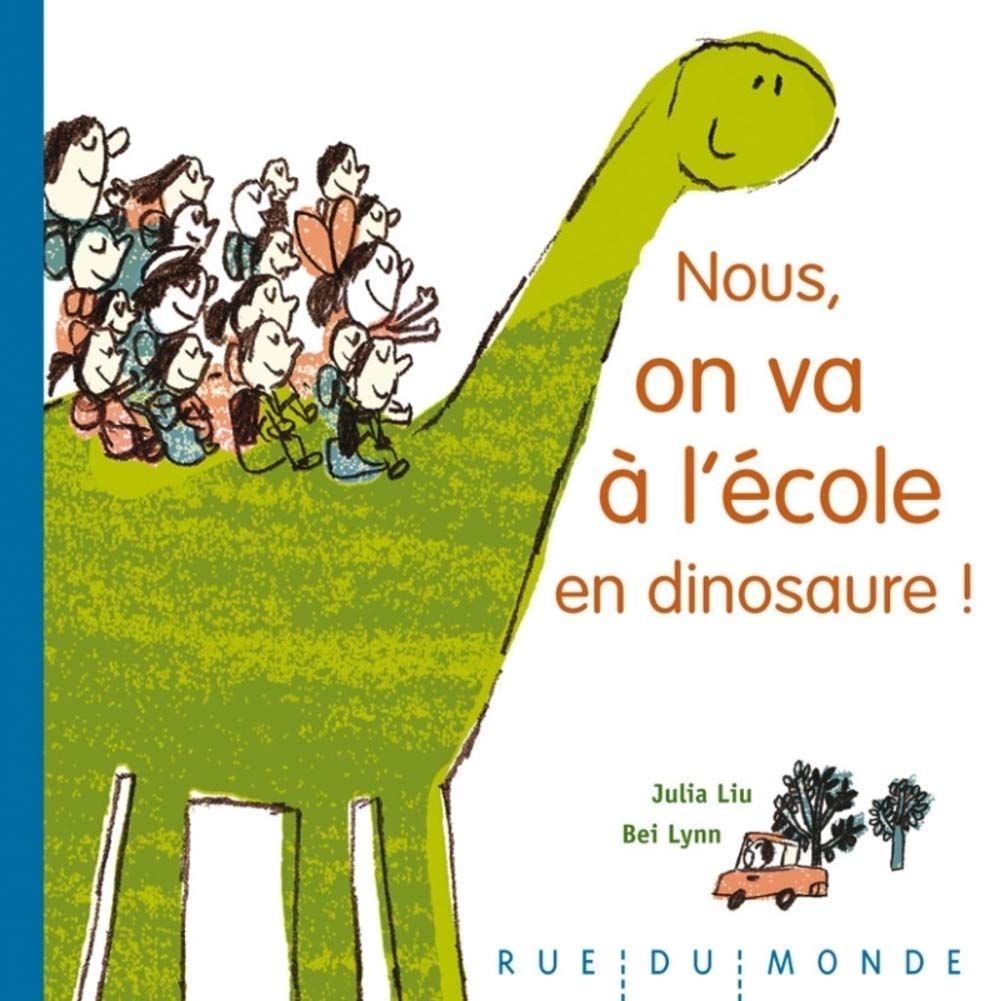 Nous, on va à l'école en dinosaure ! 9782355041259