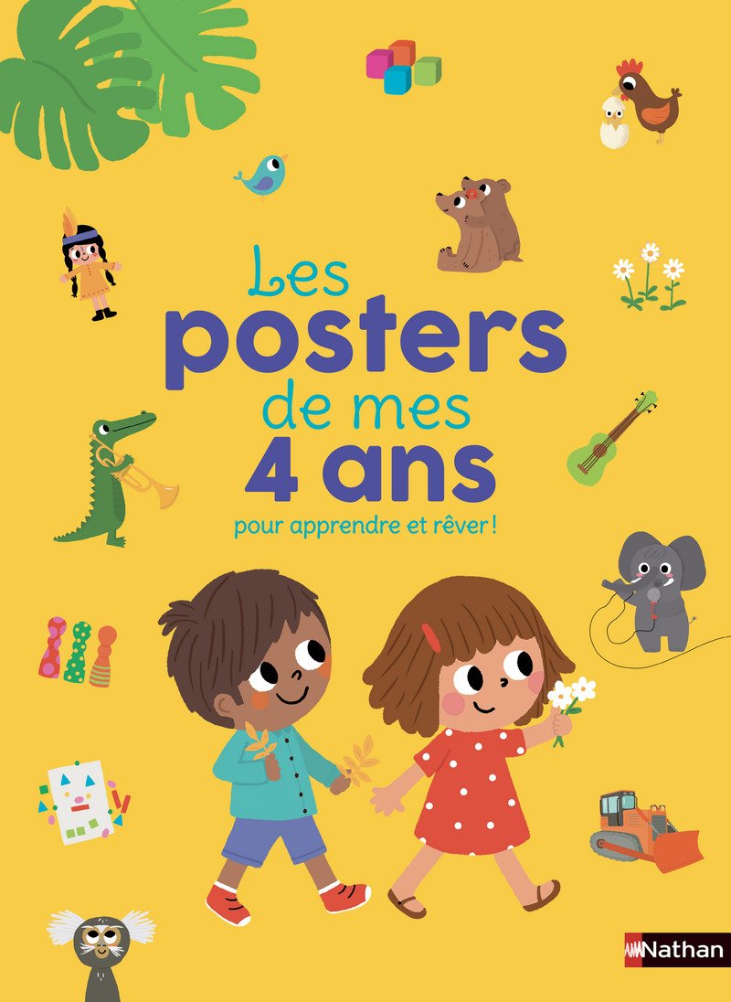 Les posters de mes 4 ans pour apprendre et rêver ! 9782092577950