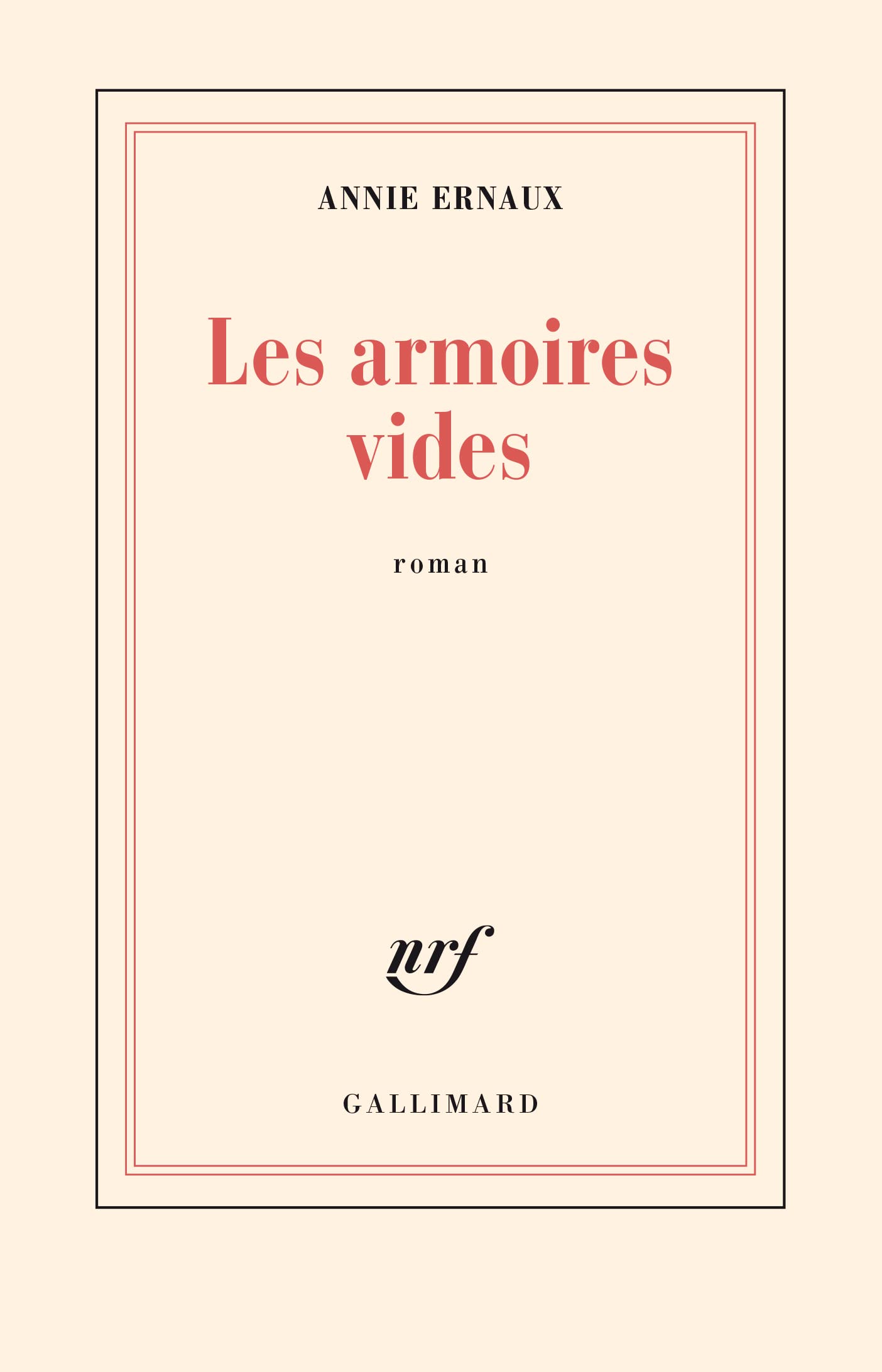 Les armoires vides 9782070289998