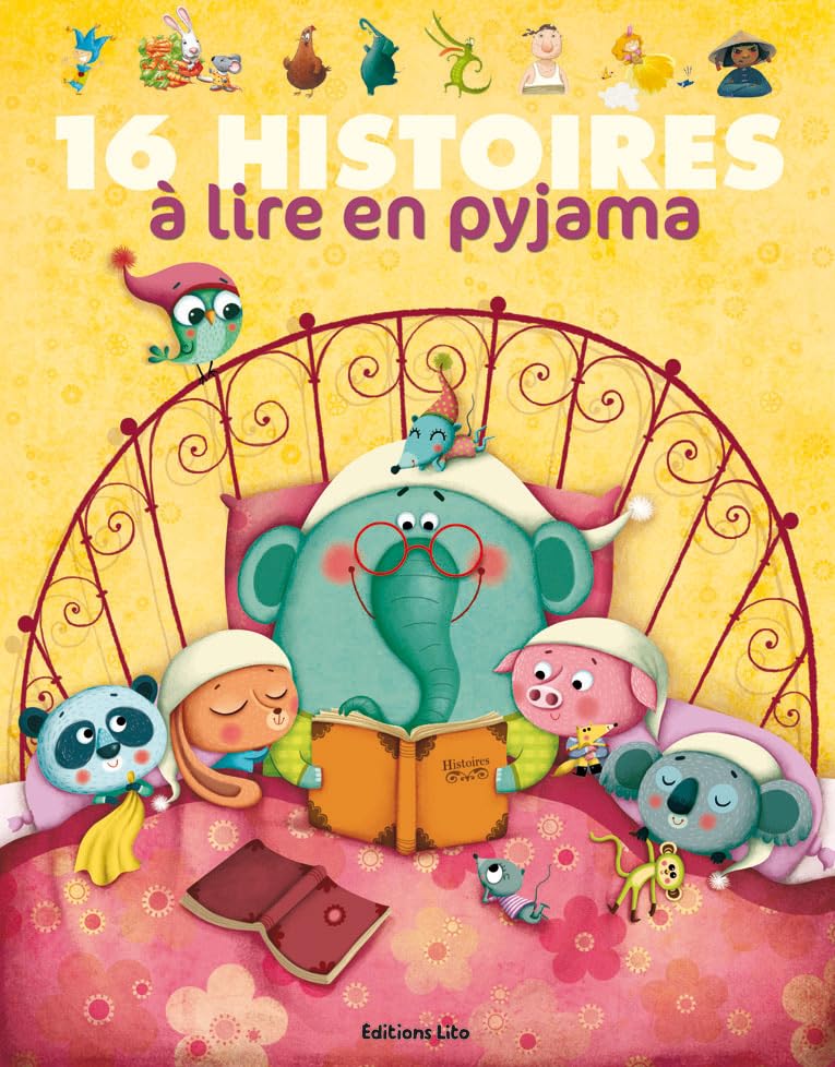 16 Histoires à Lire en Pyjama - Dés 3 ans (J'aime les histoires) ( périmé ) 9782244417691