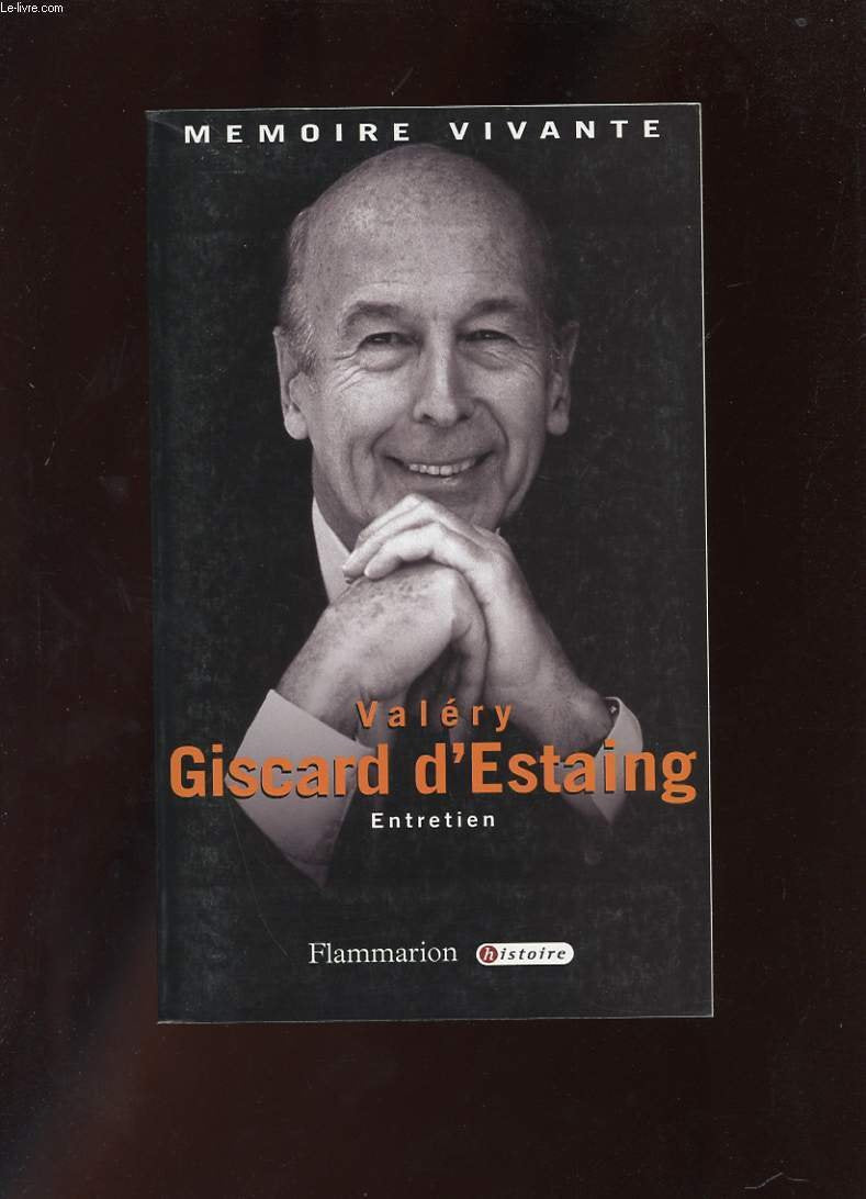 Valéry Giscard d'Estaing : Entretiens 9782080681256